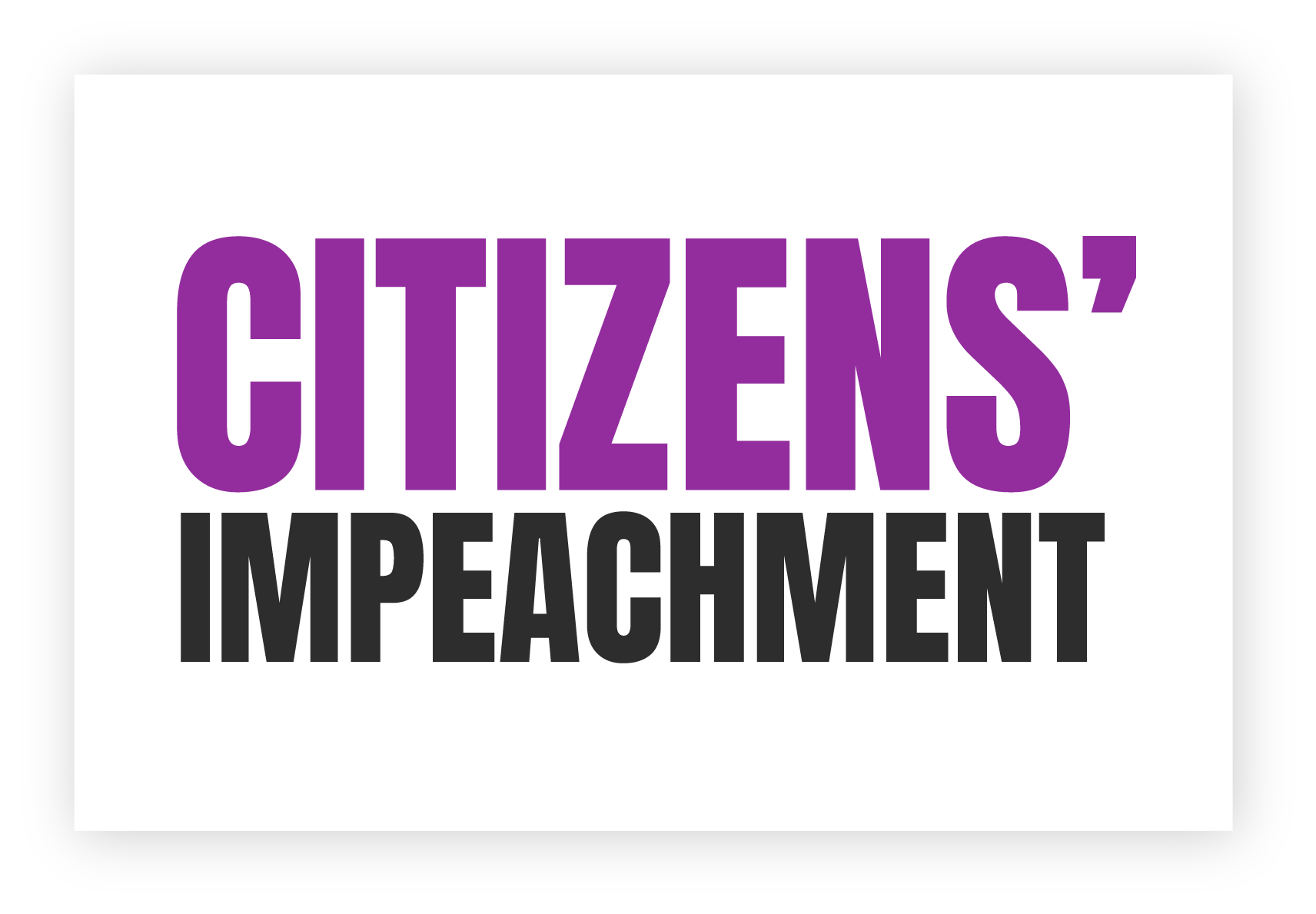 Citizens' Impeachment Logo